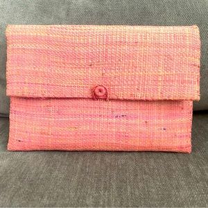 Small woven clutch